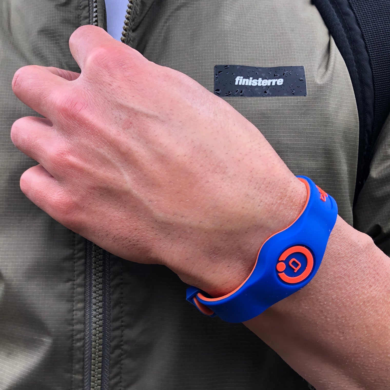 Sport Flex Magnetic Wristband Blue/Orange
