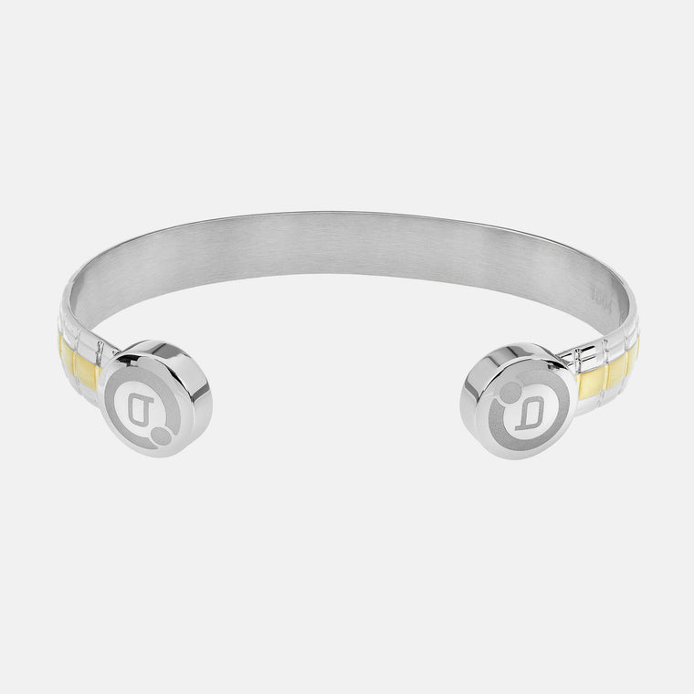 Lux Two Tone Magnetic Bangle (Small) – Bioflow UK