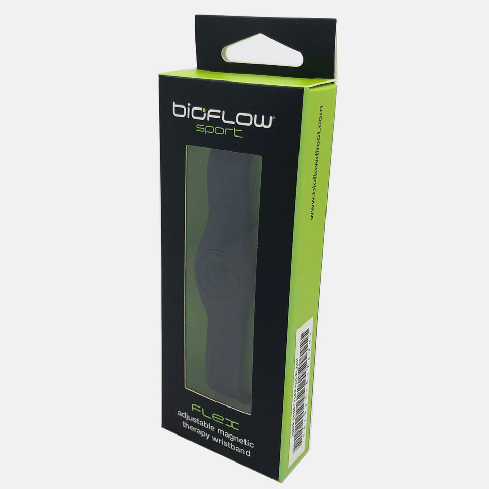Sport Flex Magnetic Wristband All Black – Bioflow UK