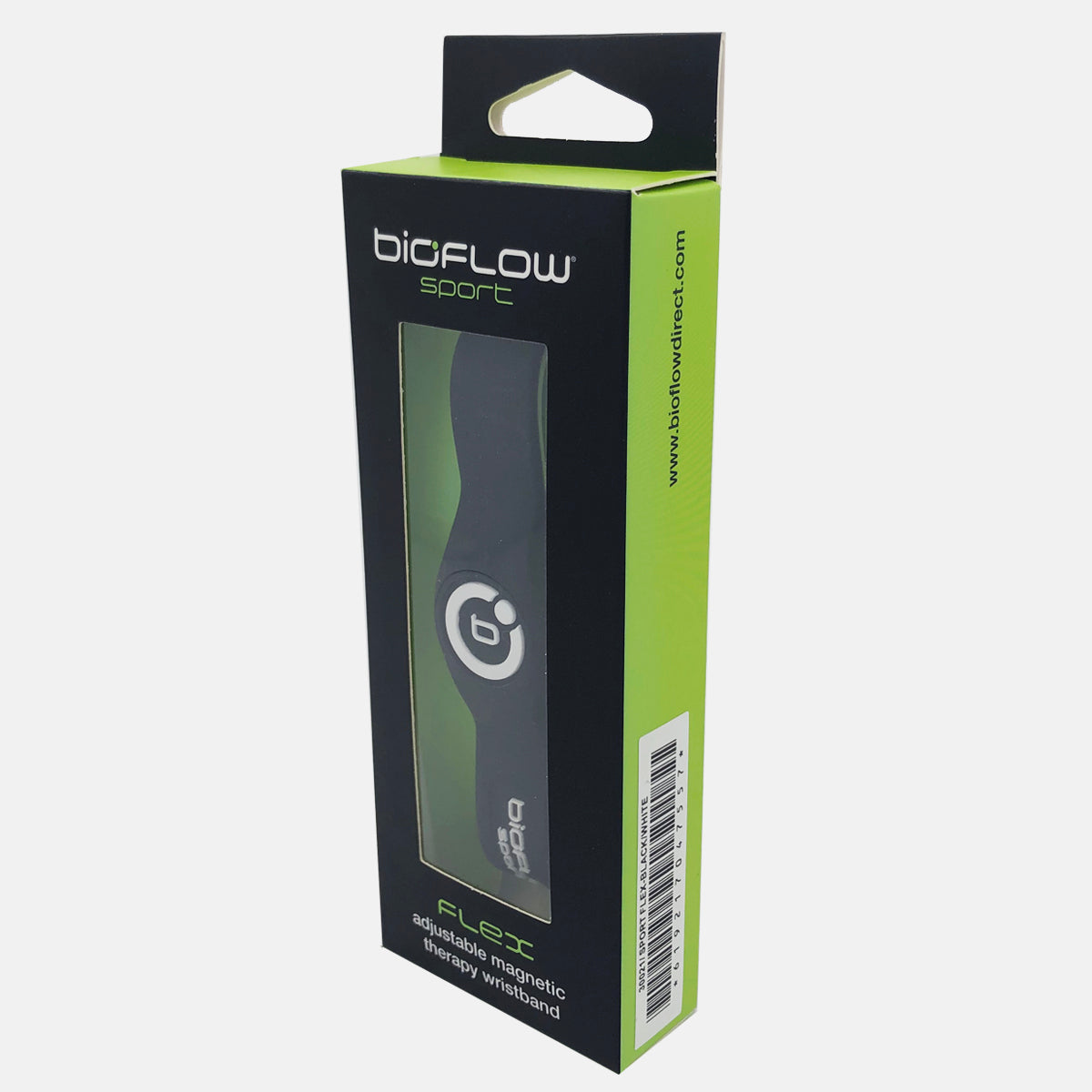 Biofloe Sport Flex Magnetic Wristband Black/White – Bioflow UK